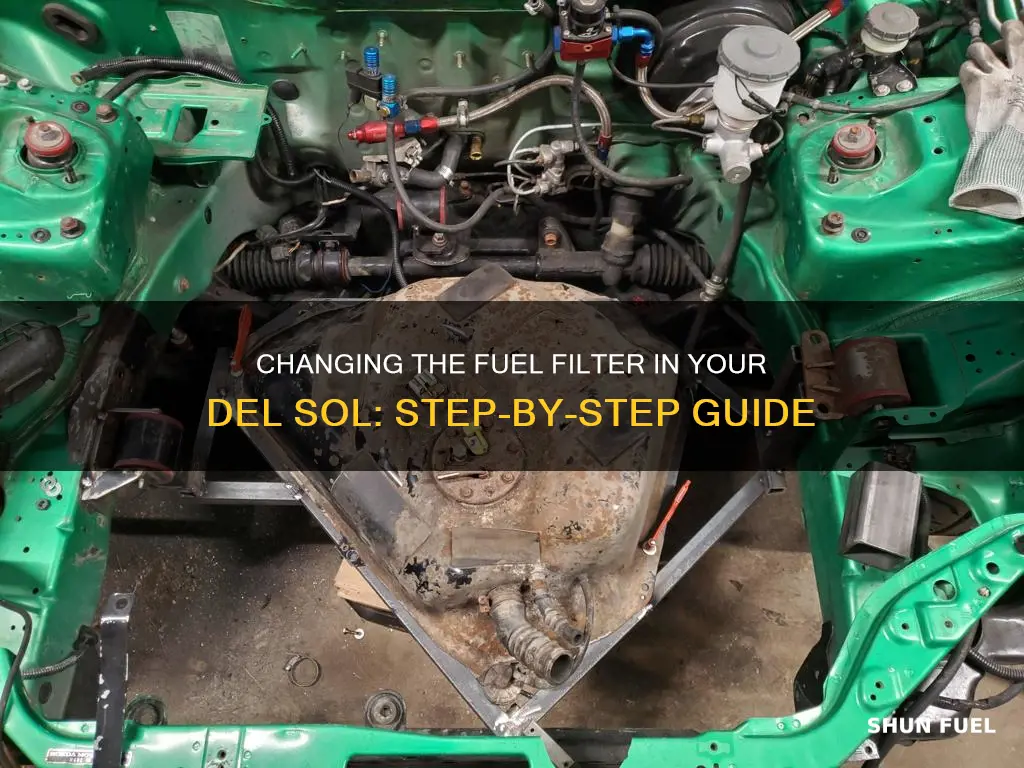 how to change del sol fuel filter