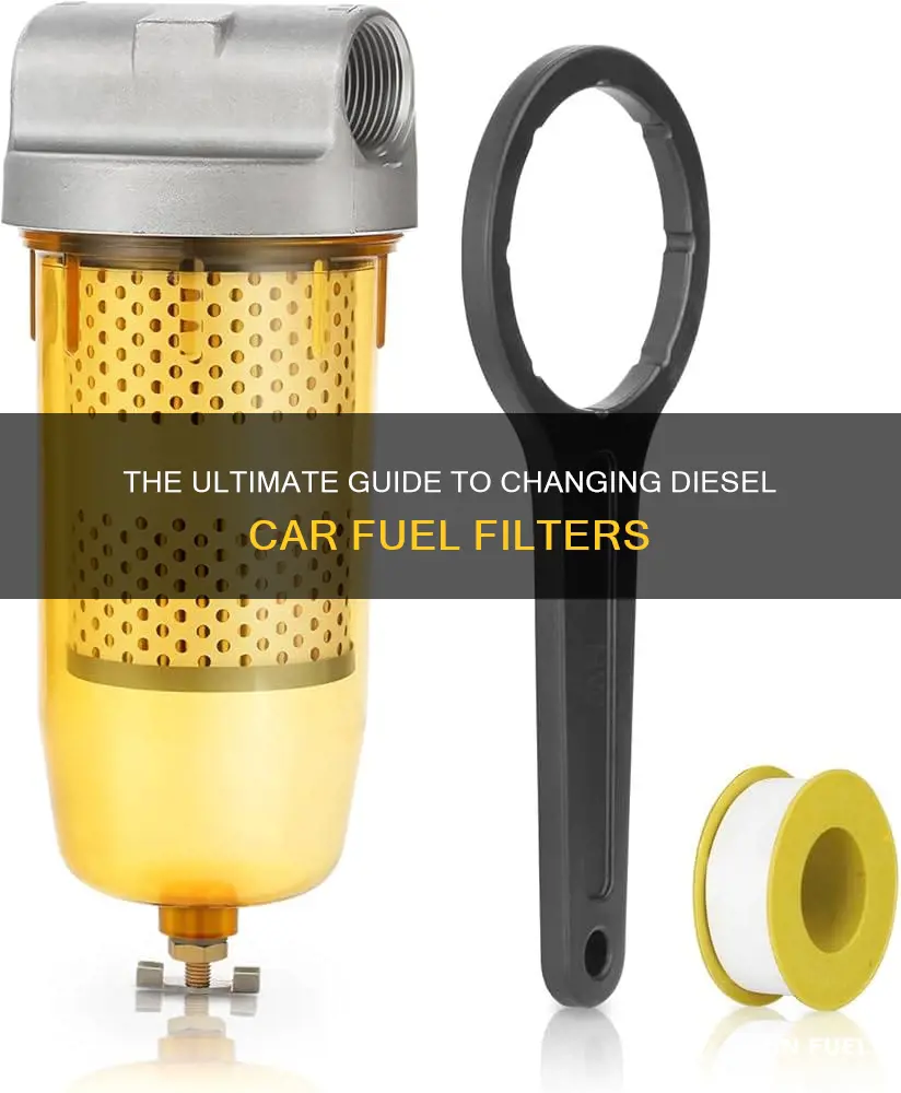 how to change diesel care fuel filter