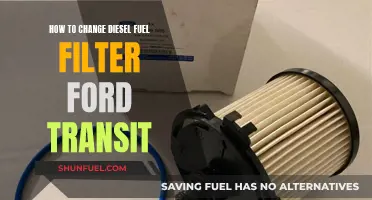 Changing Diesel Fuel Filter: Ford Transit Guide