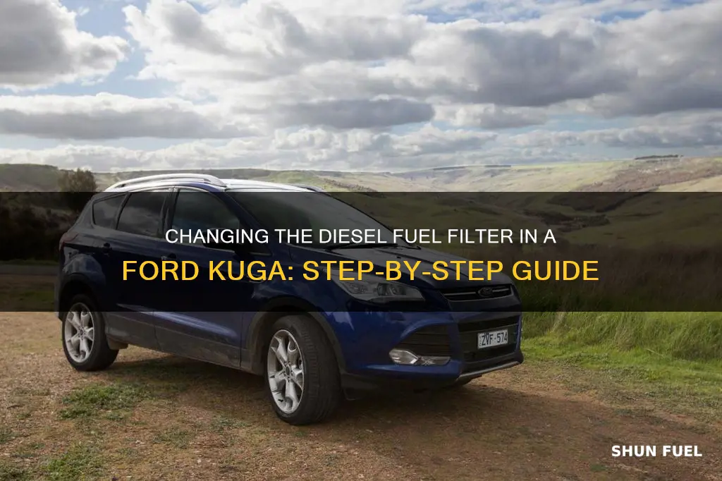 how to change diesel fuel filter on ford kuga