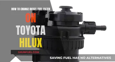 Changing Diesel Fuel Filter: Toyota Hilux Guide