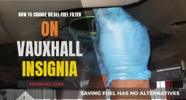 Changing the Diesel Fuel Filter in a Vauxhall Insignia