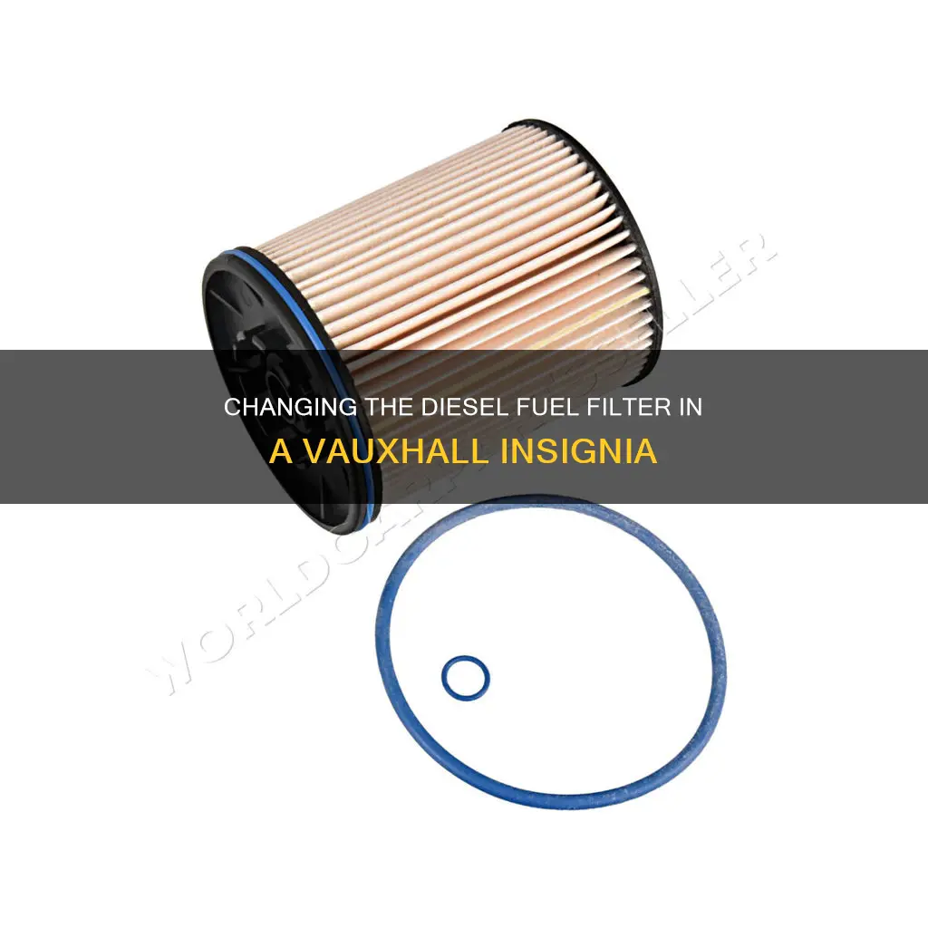 how to change diesel fuel filter on vauxhall insignia