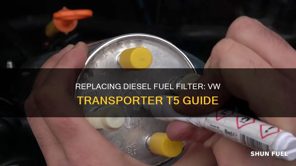 how to change diesel fuel filter on vw transporter t5