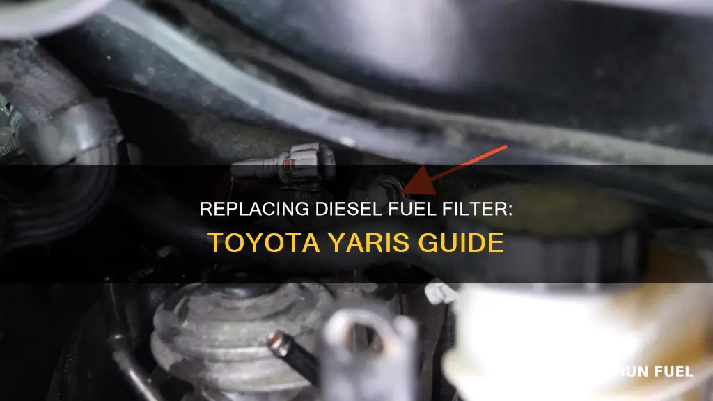 how to change diesel fuel filter toyota yaris