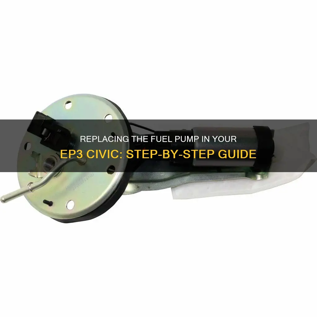 how to change ep3 civic fuel pump