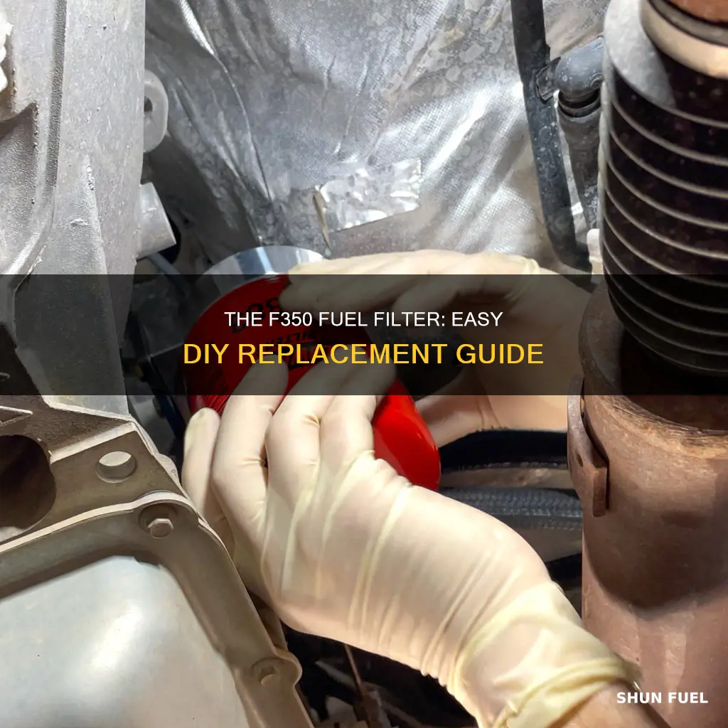 how to change f350 fuel filter