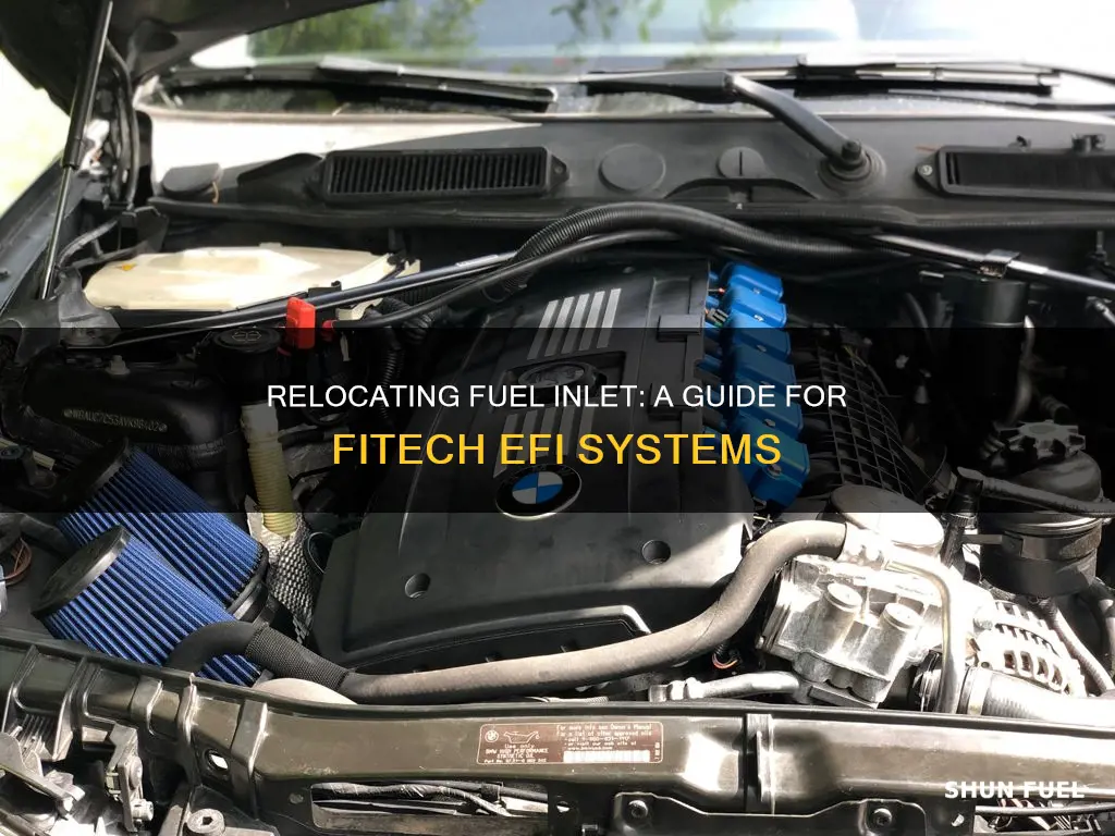 how to change fitech fuel inlet location