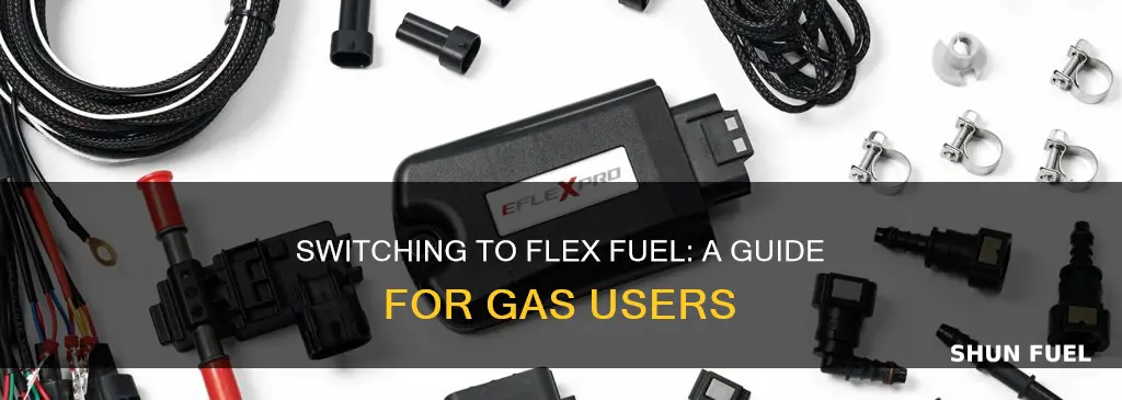 how to change from regular gas to flex fuel