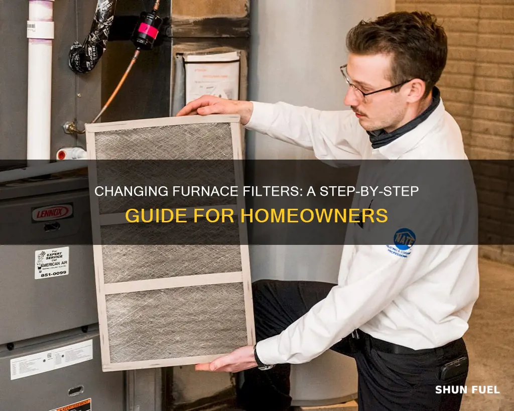 how to change fuel air furnace filter