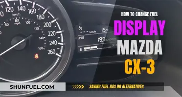 Switching Fuel Display in Mazda CX-3: A Simple Guide