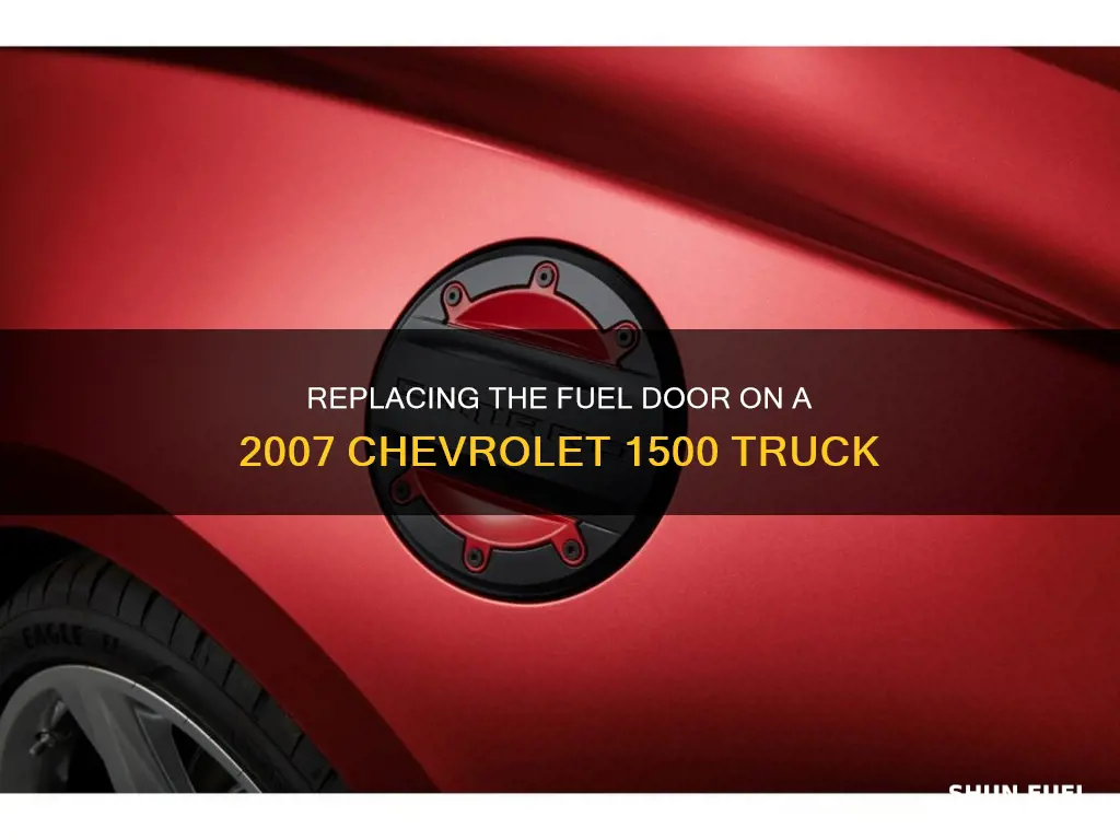 how to change fuel door on 2007 chevrolet 1500