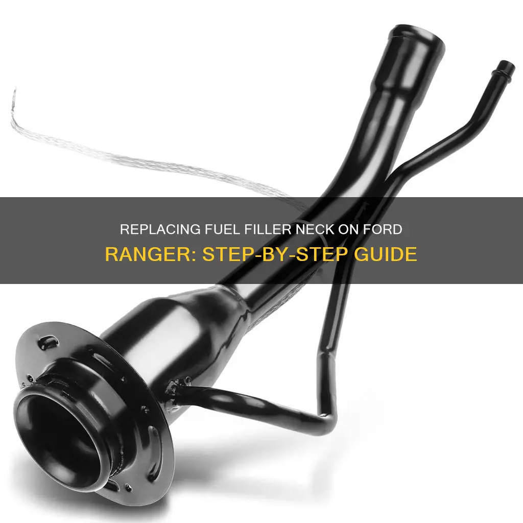 how to change fuel filler neck ford ranger