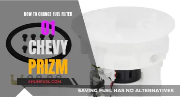 Changing Fuel Filters: 01 Chevy Prizm Maintenance Guide