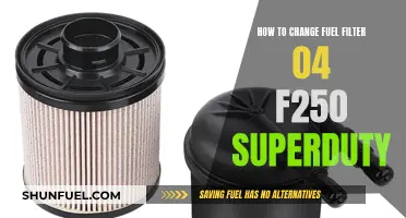 Replacing Fuel Filter in '04 F250 Super Duty: Step-by-Step Guide