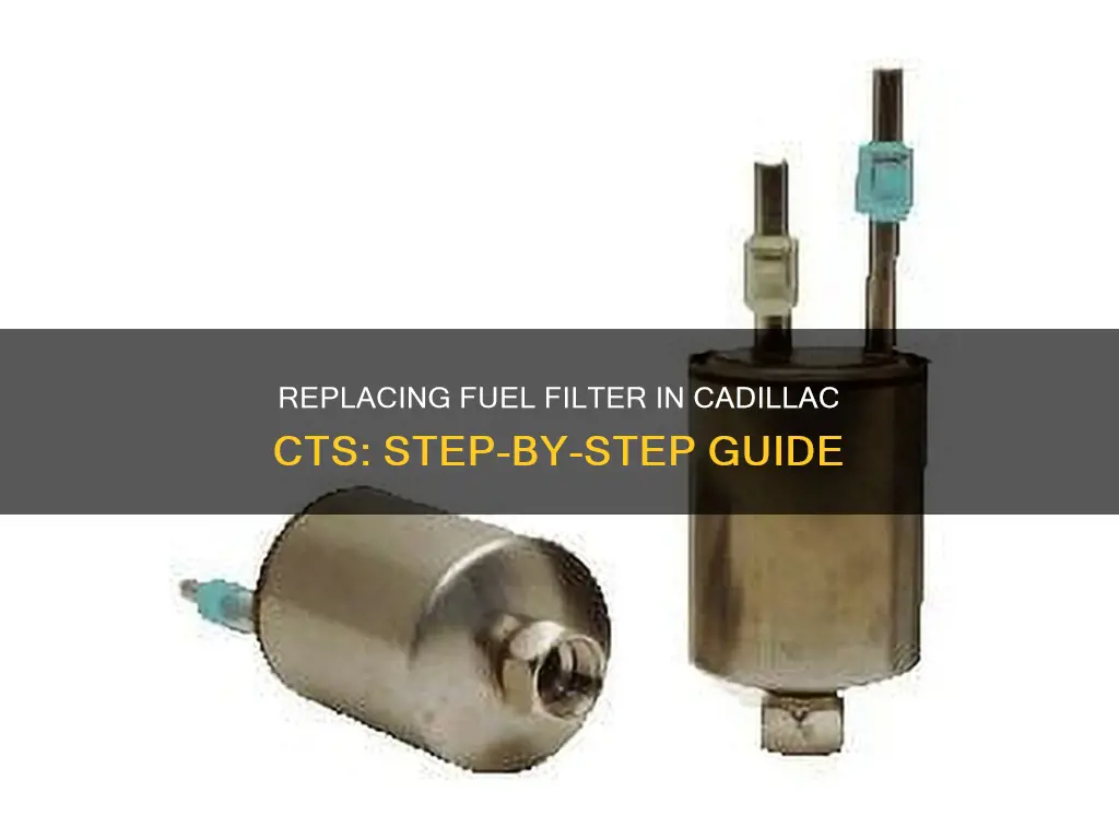 how to change fuel filter 07 cad cts