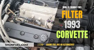 Changing Fuel Filter: 1993 Corvette Guide