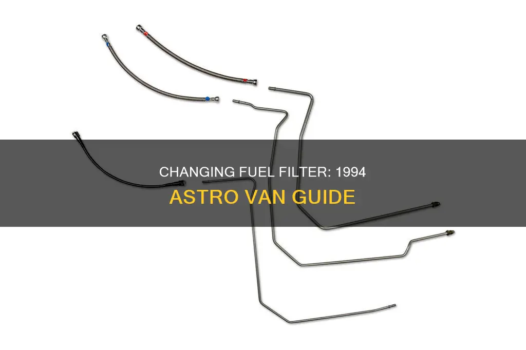 how to change fuel filter 1994 chevy astro van