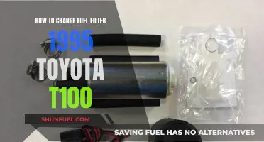 Replacing Fuel Filter: 1995 Toyota T100 Guide