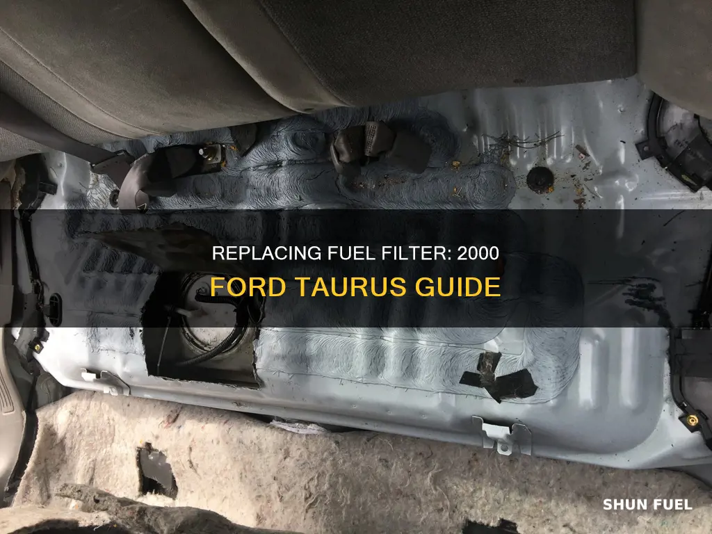 how to change fuel filter 2000 ford taurus