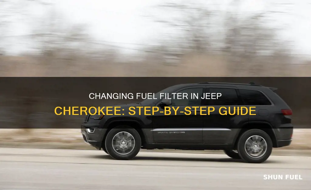 how to change fuel filter 2001 jeep cherokee