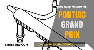 Changing Fuel Filter: 2002 Pontiac Grand Prix Guide