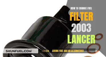 Changing the Fuel Filter in a 2003 Lancer: Step-by-Step Guide