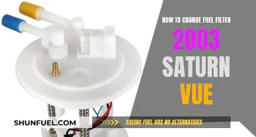 Replacing Fuel Filter in 2003 Saturn Vue: Step-by-Step Guide