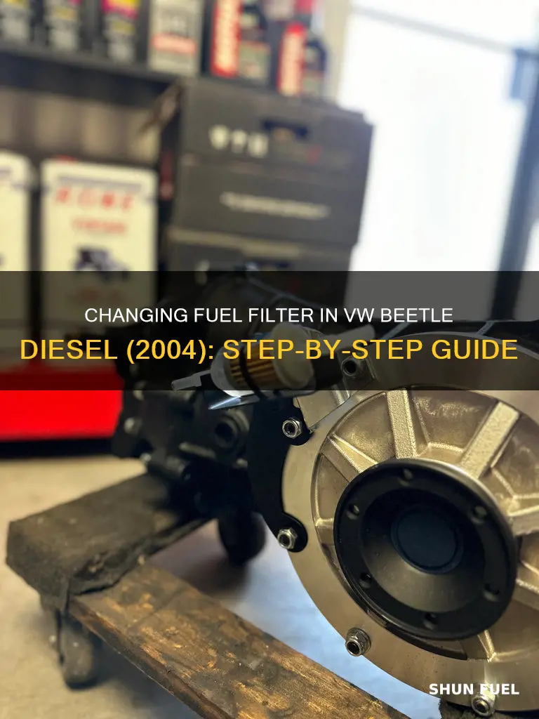how to change fuel filter 2004 vw beetle diesel