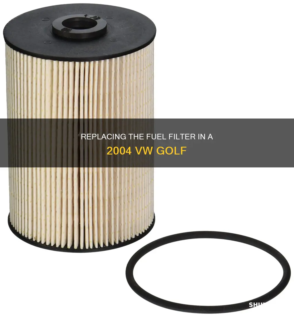 how to change fuel filter 2004 vw golf