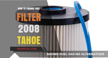 Changing the Fuel Filter in Your 2008 Tahoe: DIY Guide