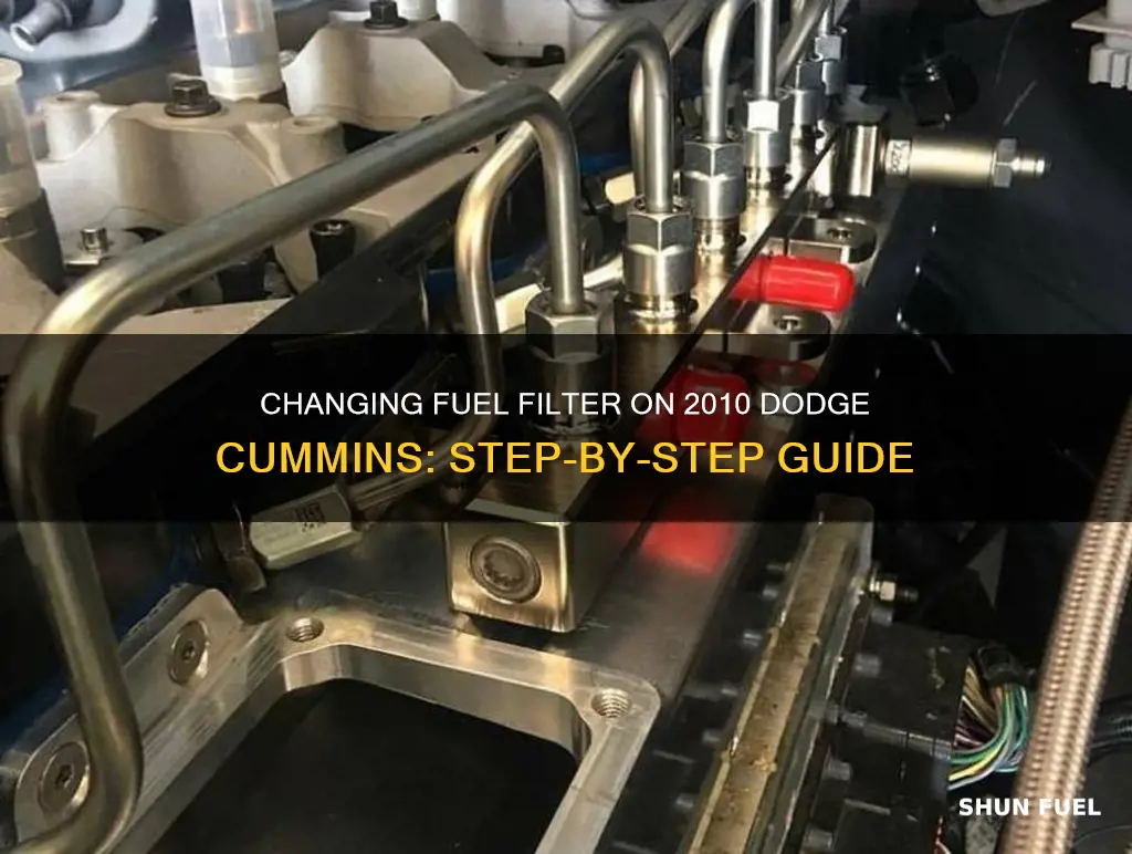 how to change fuel filter 2010 dodge cummins