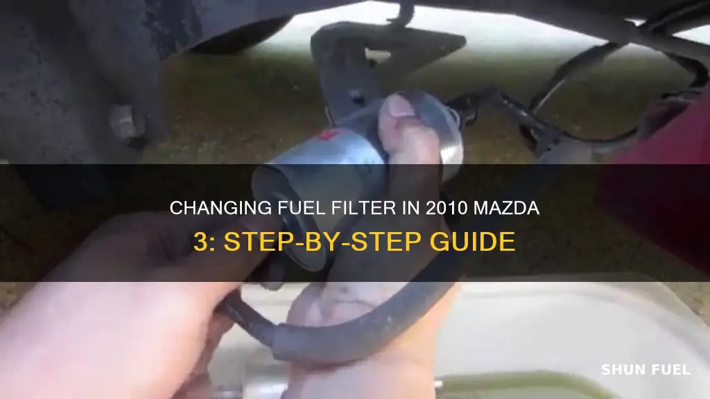 how to change fuel filter 2010 mazda 3