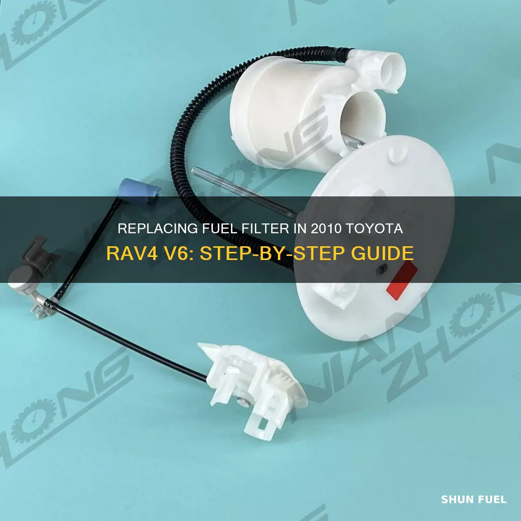 how to change fuel filter 2010 toyota rav4 v6