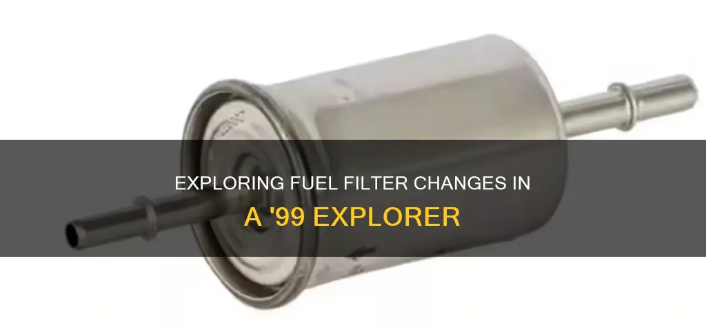 how to change fuel filter 99 explorer