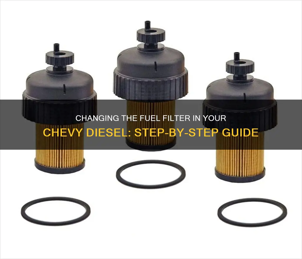 how to change fuel filter chevy diesel