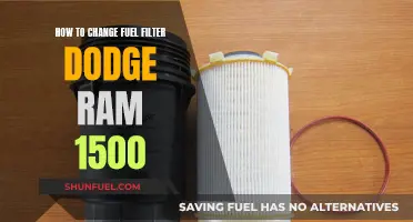 Changing Fuel Filter: Dodge Ram 1500 Guide