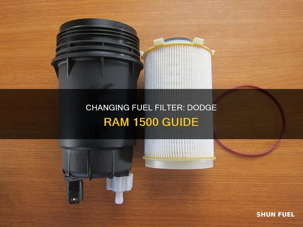 how to change fuel filter dodge ram 1500