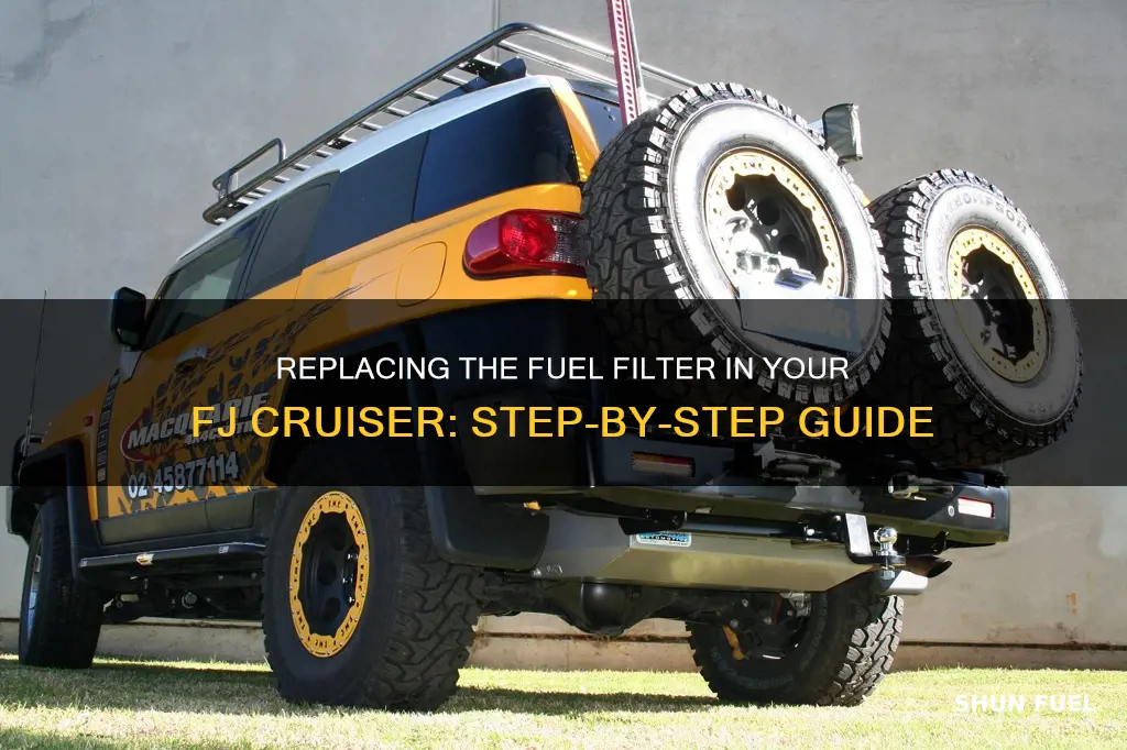 how to change fuel filter fj cruiser