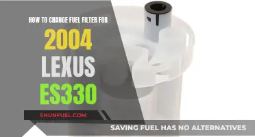 Changing Fuel Filter in Lexus ES330: Step-by-Step Guide