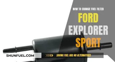 Ford Explorer Sport: Replacing Fuel Filter, Step-by-Step