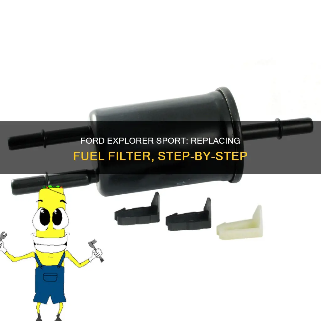 how to change fuel filter ford explorer sport