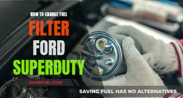 Changing Fuel Filter: Ford Super Duty Guide