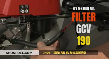 Replacing the Fuel Filter in Your GCV 190 Engine