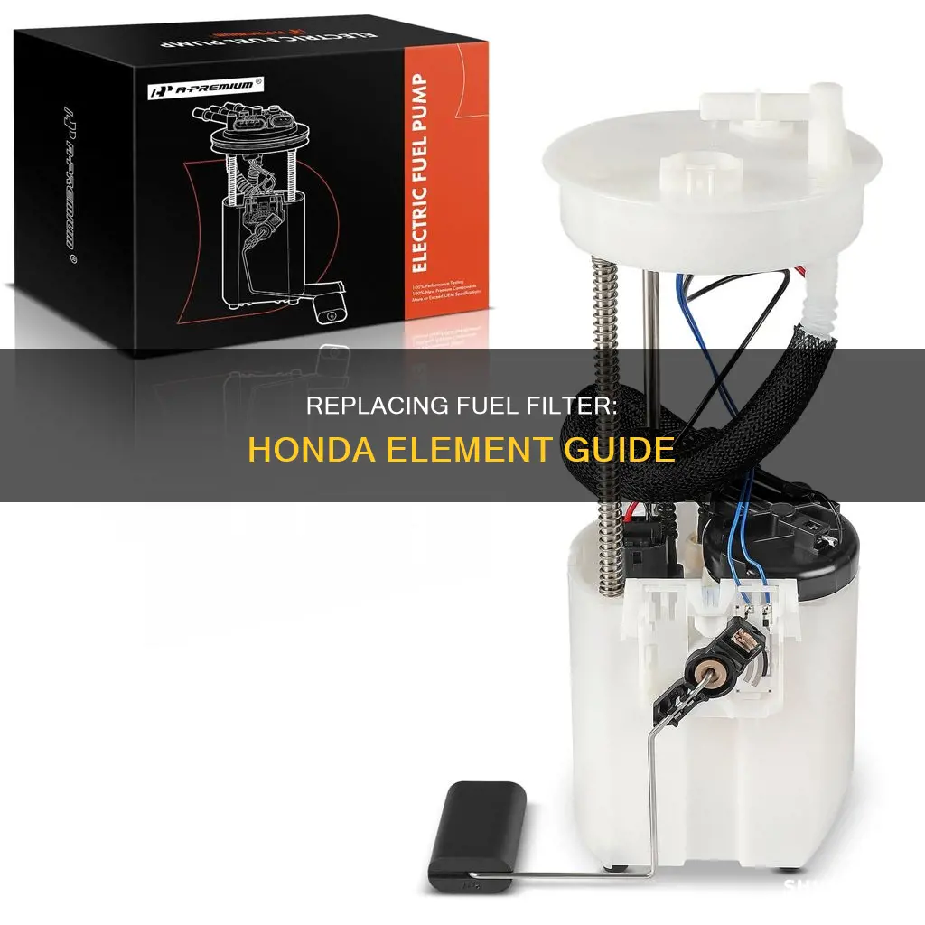 how to change fuel filter honda element