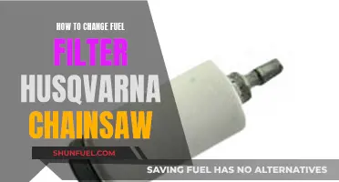 Changing Fuel Filters: Husqvarna Chainsaw Maintenance Guide