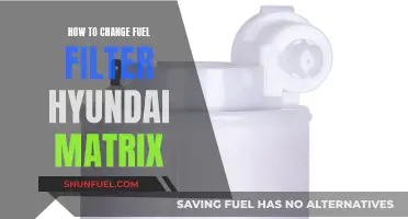 Changing Fuel Filter in Hyundai Matrix: Step-by-Step Guide