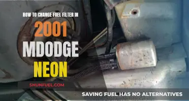 Changing Fuel Filter in 2001 Dodge Neon: Step-by-Step Guide