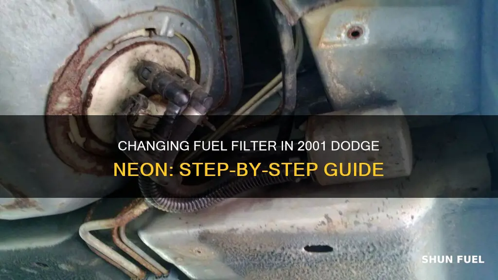 how to change fuel filter in 2001 mdodge neon