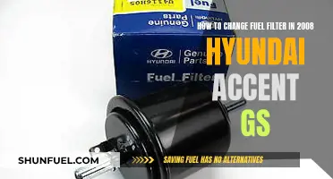 Changing Fuel Filters: 2008 Hyundai Accent GS Guide